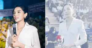 Hoa hậu Kỳ Duyên khựng 1 nhịp, lần đầu tiên nói về việc chưa tốt nghiệp đại học